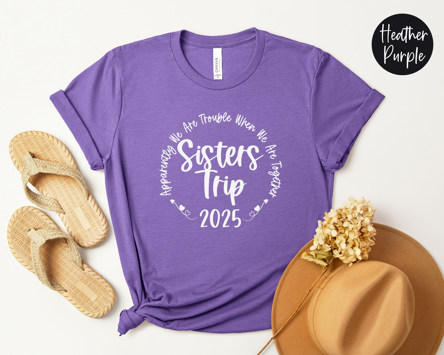 Apparently We Are Trouble When We Are Together 2025 Sisters Trip Shirt