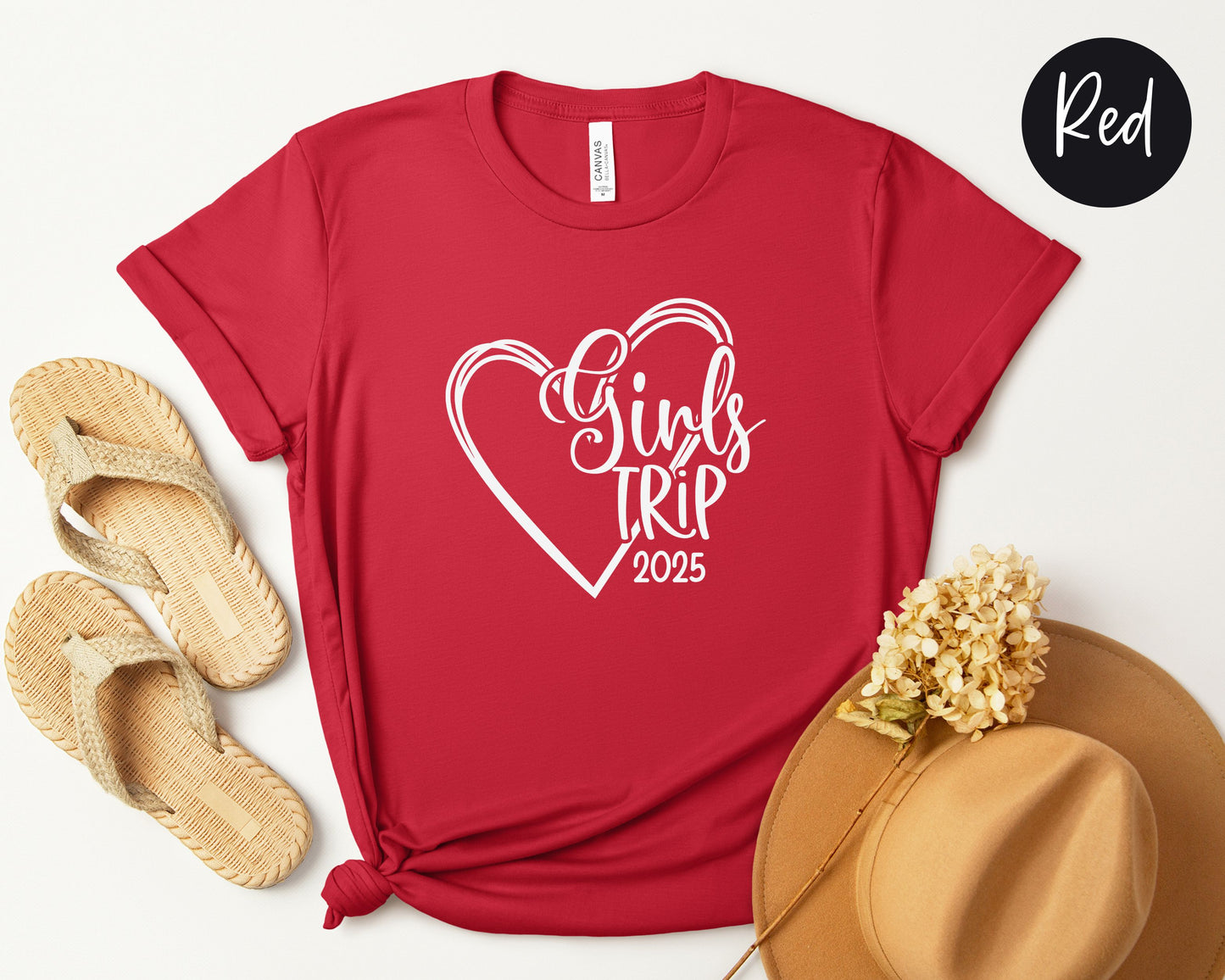 Girls Trip 2025 Heart Shirt