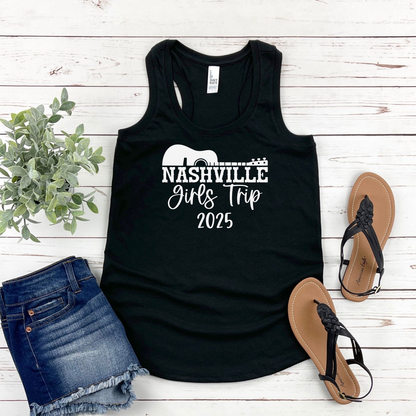 Nashville Girls Trip 2025 Racerback Tank Top