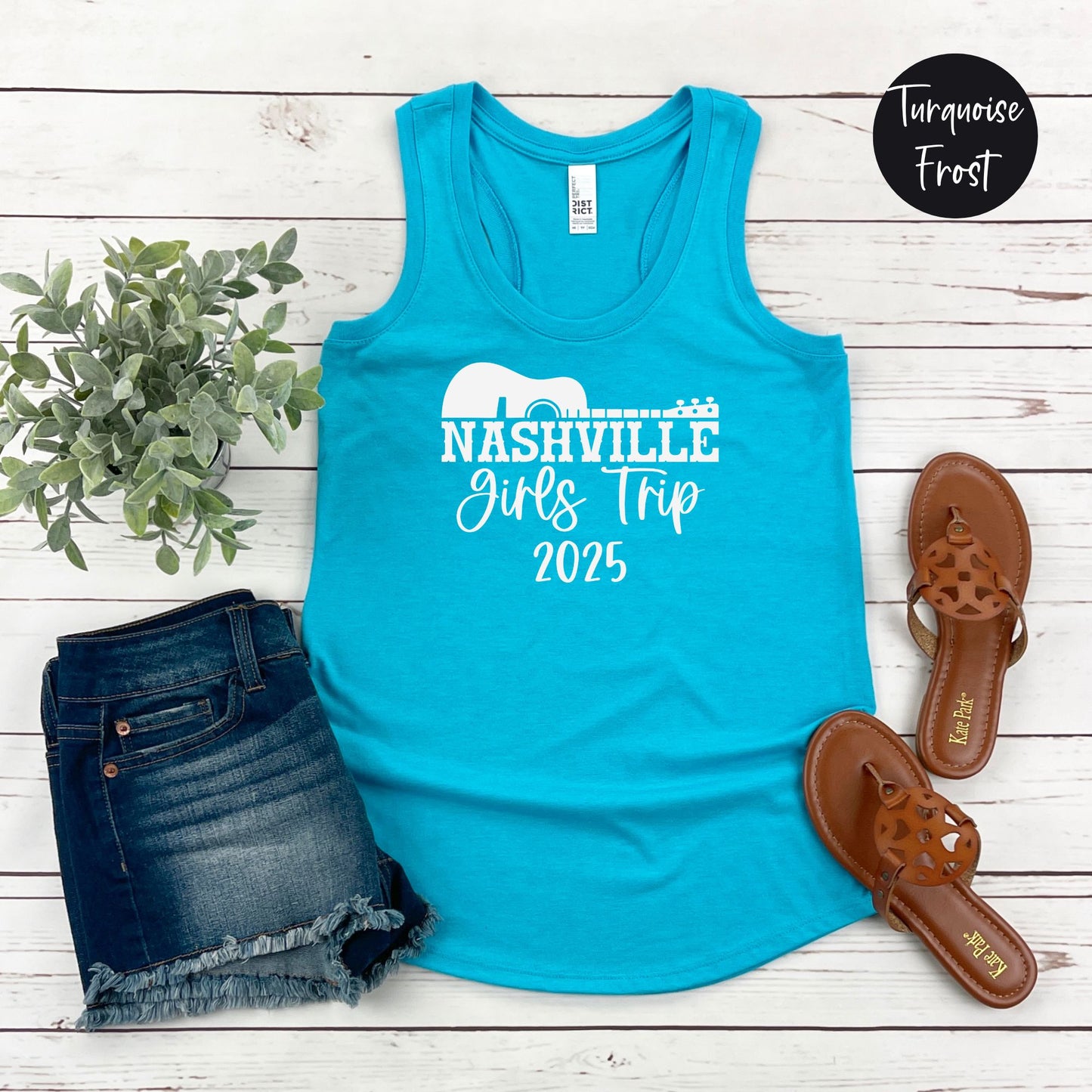 Nashville Girls Trip 2025 Racerback Tank Top