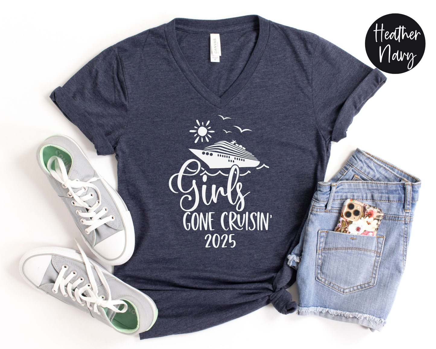 Girls Gone Cruisin' 2025 V-Neck Shirt
