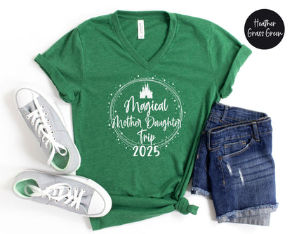 Magical Mother Daughter Trip 2025 V-Neck Shirt