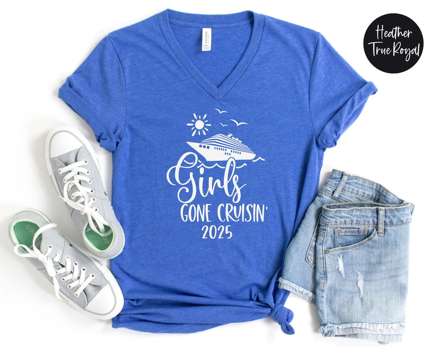 Girls Gone Cruisin' 2025 V-Neck Shirt