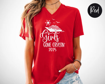 Girls Gone Cruisin' 2025 V-Neck Shirt