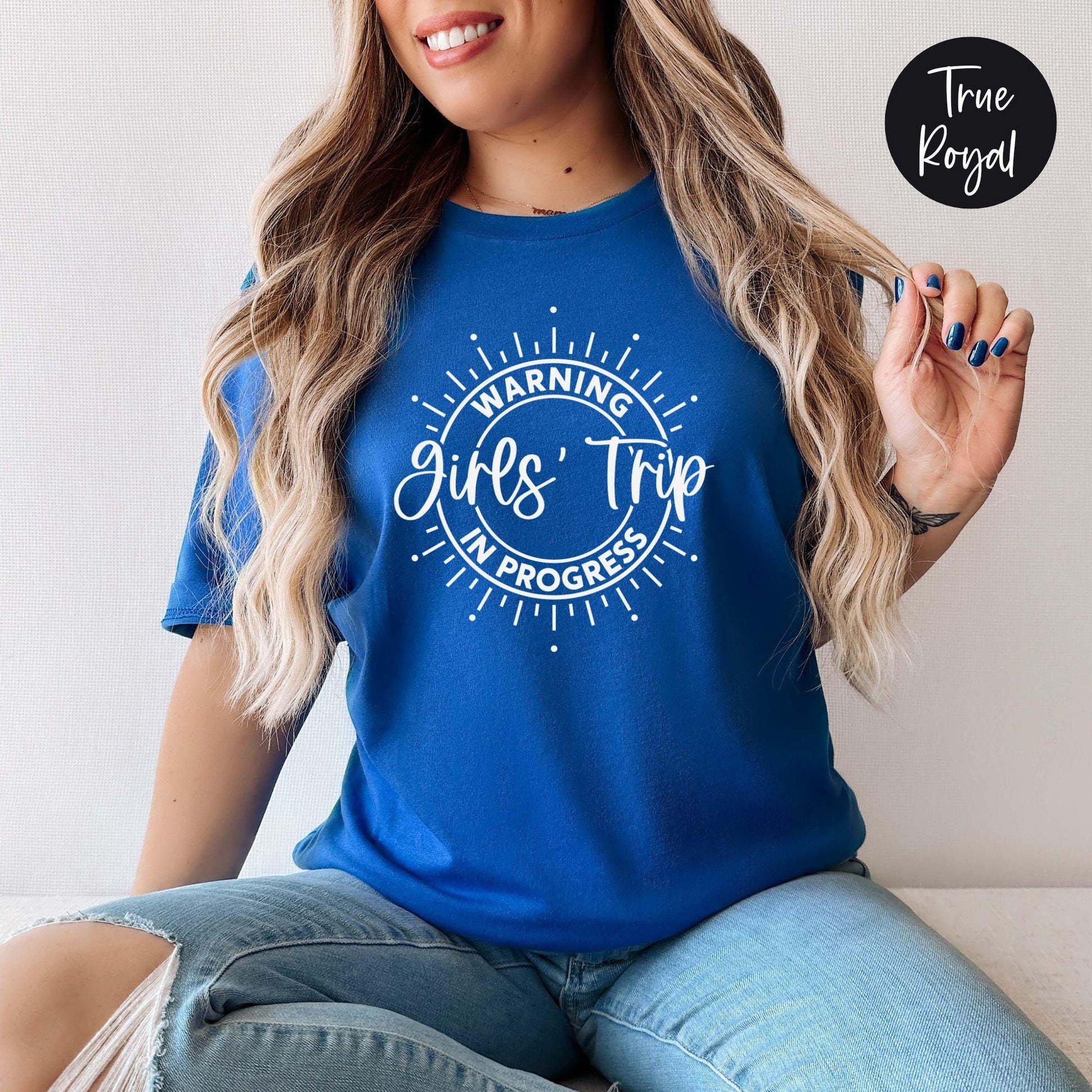 Warning Girls Trip In Progress Shirt