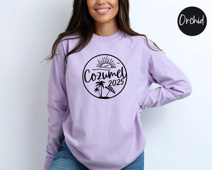 Cozumel 2025 Long Sleeve Shirt, Sisters Trip Shirt, Girls Trip Shirt, Family Trip Tee, Cancun Mexico Vacation, Matching t-shirts