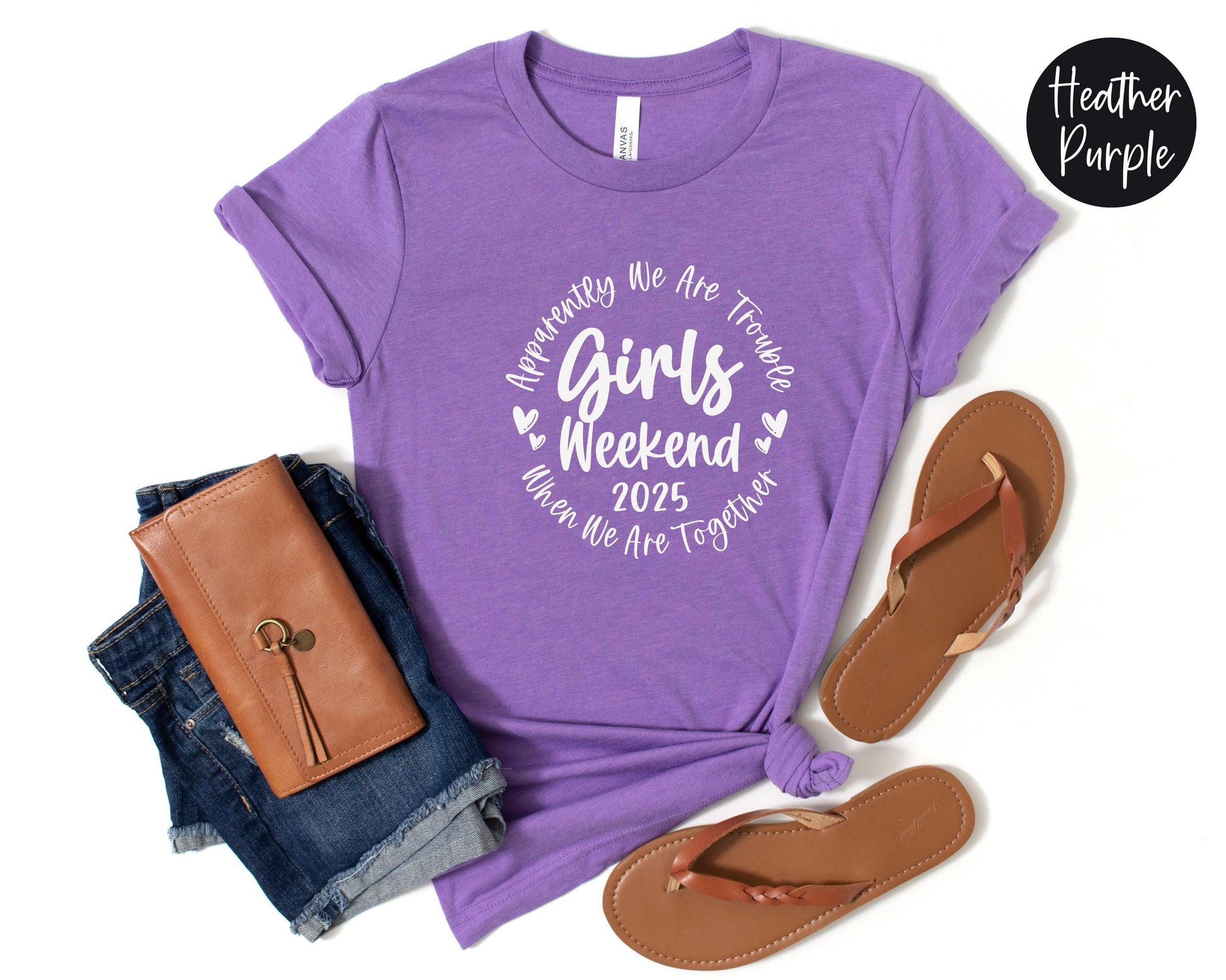 Apparently We Are Trouble When We Are Together Girls Weekend 2025 Shirt, Travel Vacation Tee, Matching Girls Trip t-shirts