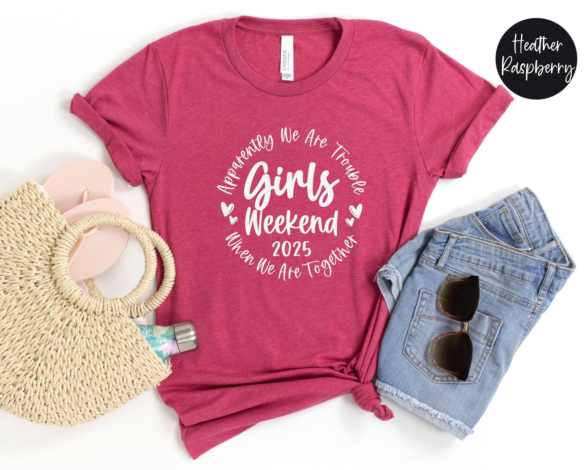 Apparently We Are Trouble When We Are Together Girls Weekend 2025 Shirt, Travel Vacation Tee, Matching Girls Trip t-shirts