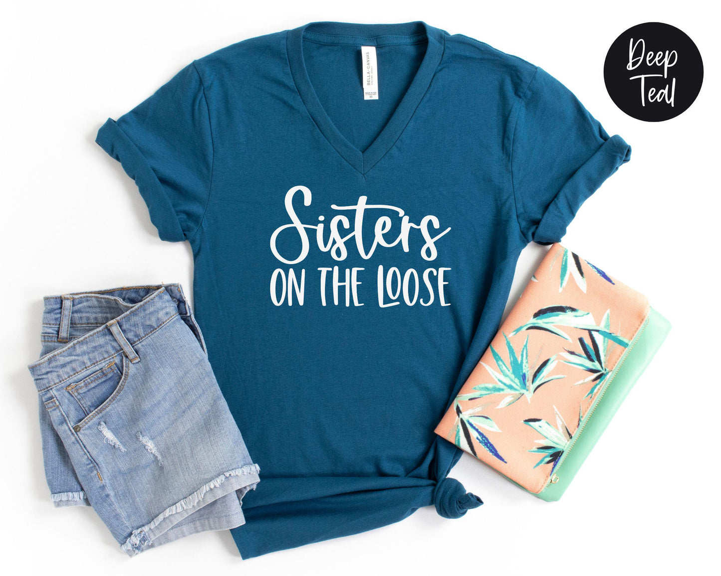 Sisters On The Loose V-Neck Shirt