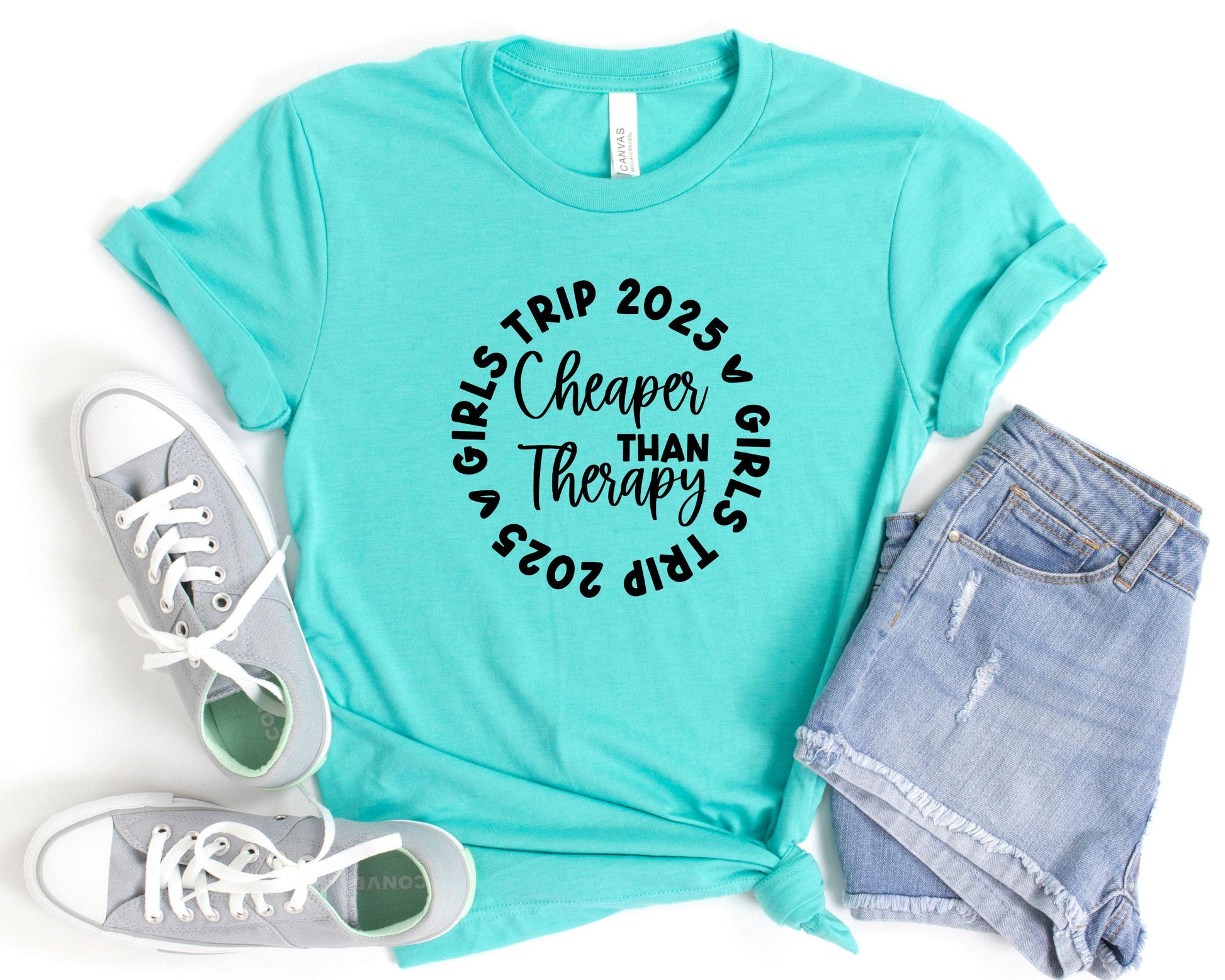 Girls Trip 2024 Cheaper Than Therapy Shirt