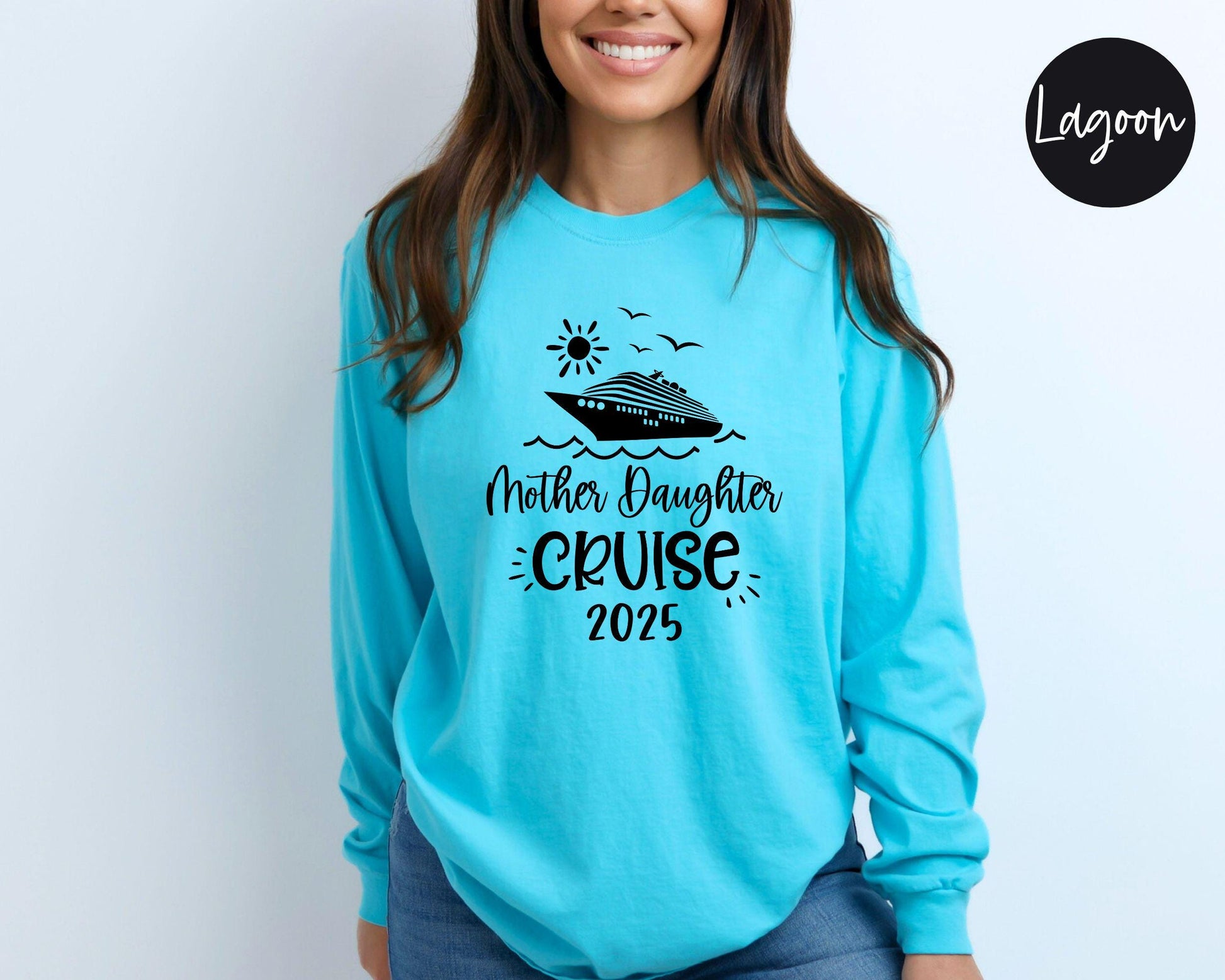 Mother Daughter Cruise 2025 Long Sleeve Shirt, Weekend Getaway Tee, Cruise Trip Tee, Family Vacation Shirts