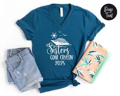 Sisters Gone Cruisin' 2024 V-Neck Shirt